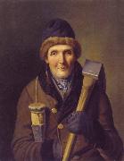 Erasmus Ritter von Engert Der Holzfaller Germany oil painting artist